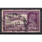 43.BrK. Великобритания. Колонии. Индия. Георг VI. Стандарт. 1940 г. Одиночный выпуск. Mi.#164.