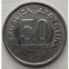 Аргентина 50 сентаво 1954 г.