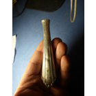 Ручка старинного ножа серебрение вензель ЕВ и клеймо 90RF90