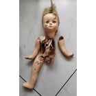 Кукла. Старая. Прессопилки. СССР. В реставрацию.