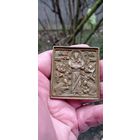 МЕДНОЛИТАЯ ИКОНА РЕДКИЙ СЮЖЕТ . Распродажа Коллекции !!! .Экспресс  Аукцион  с рубля без МПЦ и прочего  .Много лотов в продаже .