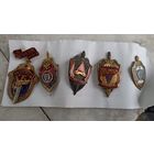 Знаки на силовика, 5 шт в идеальном состоянии