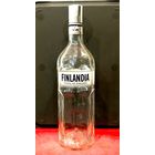 Бутылка от Водки FINLANDIA * ФИНЛЯНДИЯ * с Пробкой * без Дозатора * объём 1 литр * высота 32.5 см * диаметр 8.5 см * (1)