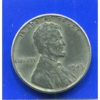 США 1 цент 1943 , Стальной цент