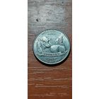 США Штаты и территории 25 центов (квотер) Висконсин 2004