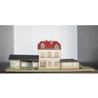 Пластиковая модель домика для ЖД, ГДР.