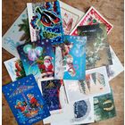 Лот открыток СССР С Новым годом". Около 100 шт. Подписаны. С 1 руб. ТОЛЬКО 7 ДНЕЙ.