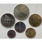 Гватемала 1, 5, 10, 25, 50 сентаво, 1 кетсаль 1982 - 2012 гг. Набор