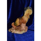 "Петух". Турыгинский фарфоровый завод кооперативной артели (Гжель). Статуэтка. Ретро СССР 50-х.