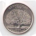 25 центов 1999 г. Коннектикут 1788 год серия Штаты и Территории Двор Р (заводская упаковка) _UNC