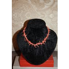 Коралловые бусы, длина 40 см., застёжка рабочая.