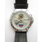 Все лоты с рубля.Часы Слава,герб,флаг России,тикают