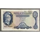 Банкнота Великобритания. Банк Англии 5 фунтов 1961 год.