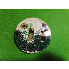 Расписная тарелка с утратами (Кузнецов)(ПМВ)(Предлагайте цену)