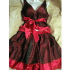 Платье с золотой сеточкой