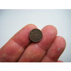 1/4 копейки, полушка 1854г. ЕМ