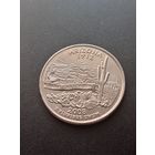 США 25 центов 2008 г. P - Аризона
