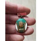 Тяжёлый знак ВСХВ с рубля