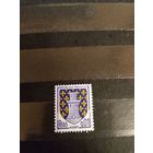 1960 Франция герб чистая клей лёгкая наклейка ( 3-4)