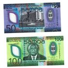 Самоа 50 и 100 тала 2025 года. Состояние UNC