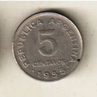 Аргентина 5 сентаво 1955
