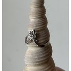 Кольцо серебряное СССР проба 875 звезда р 17 в 1,22