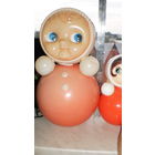 Неваляшка СССР 40 см. Целлулоид