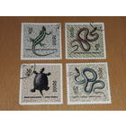 Польша 1963 Фауна. Земноводные. 4 марки