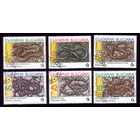 6 марок 1989 год Болгария Гады 3784-3789