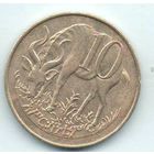 СОЦИАЛИСТИЧЕСКАЯ ЭФИОПИЯ. 10 САНТИМОВ 1977 г. ФАУНА. ЛЕВ. АНТИЛОПА