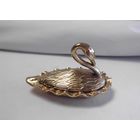 Шкатулка Таблетница Бонбоньерка Лебедь