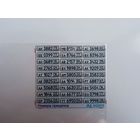 Российские автомобильные номера прицепов и полуприцепов. Фототравление 1/43 (Микродизайн)