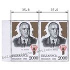 Разновидность почтовой марки "100 лет со дня рождения Г.К. Жукова"