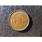 1 пфенниг.1928A. С рубля. Распродажа коллекции. Смотрите другие лоты.