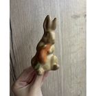 Резиновая игрушка заяц зайчик з-д "КРАСНЫЙ РЕЗИНЩИК" СССР 1950-е гг. РЕДКОСТЬ