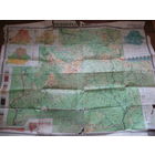 Карта Белорусской ССР 1983 год