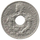 ИНДОКИТАЙСКИЙ СОЮЗ /ФРАНЦУЗСКИЙ ИНДОКИТАЙ/ 5 САНТИМОВ 1938.