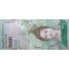 Werty71 Венесуэла 5000 боливаров 2017 UNC банкнота