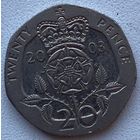 Великобритания 20 пенсов 2003 г.
