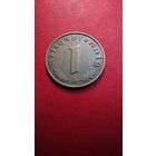 1 рейхс пфеннинг 1938 Германия. Рейх. Медь. Штеирпельный. (9)