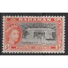 Багамы 1954 * марка из серии, наклейка