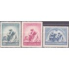 1937 Чехословакия. 361-363(Mi). Мать и ребенок. Барильеф. MNH **\\К1 321