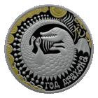 Год Дракона . Year of the Dragon. Серебро , 20 рублей , 2023 г. Тираж 1199 шт. Китайский календарь .  Лунный календарь .   Восточный календарь.