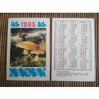 Карманный календарик. Грибы. 1985 год