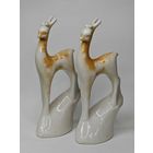 Статуэтка Олень фарфор. Одним лотом 2 шт. С рубля