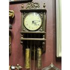 Старинные часы, латунь, дерево, полностью исправны, Европа, много лотов с рубля