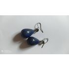 Серьги с лазуритом