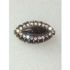 Лаконичная стильная брошь Чехословакия Винтаж