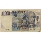 Банкнота Италии 10000 лир. 1984 год.