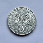 Монета СЕРЕБРО Польша 10 злотых 1932 год Ядвига ОТЛИЧНЫЕ